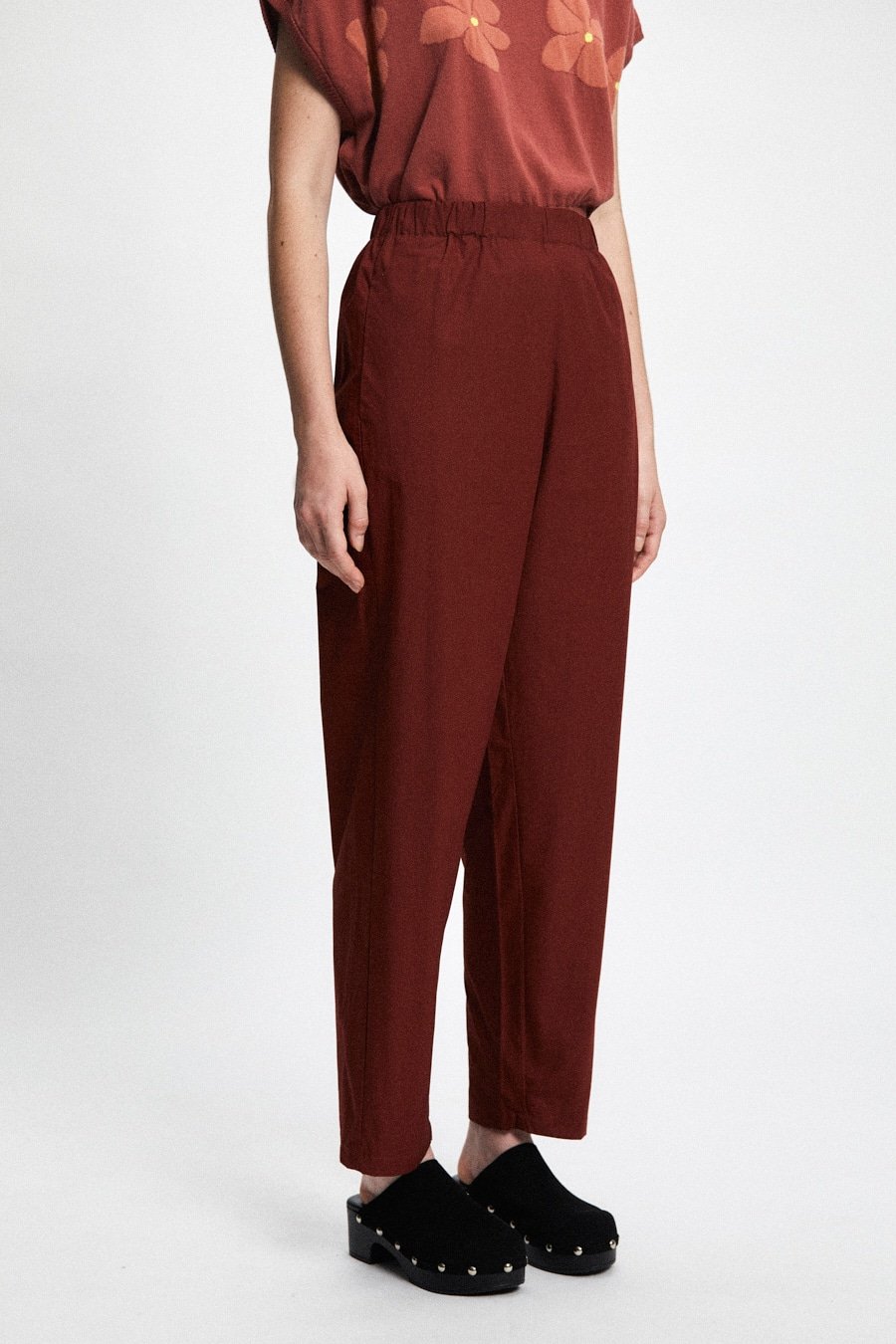 Rita Row relaxed fit high waist Bang pant rust | Pipe and Row Seattle