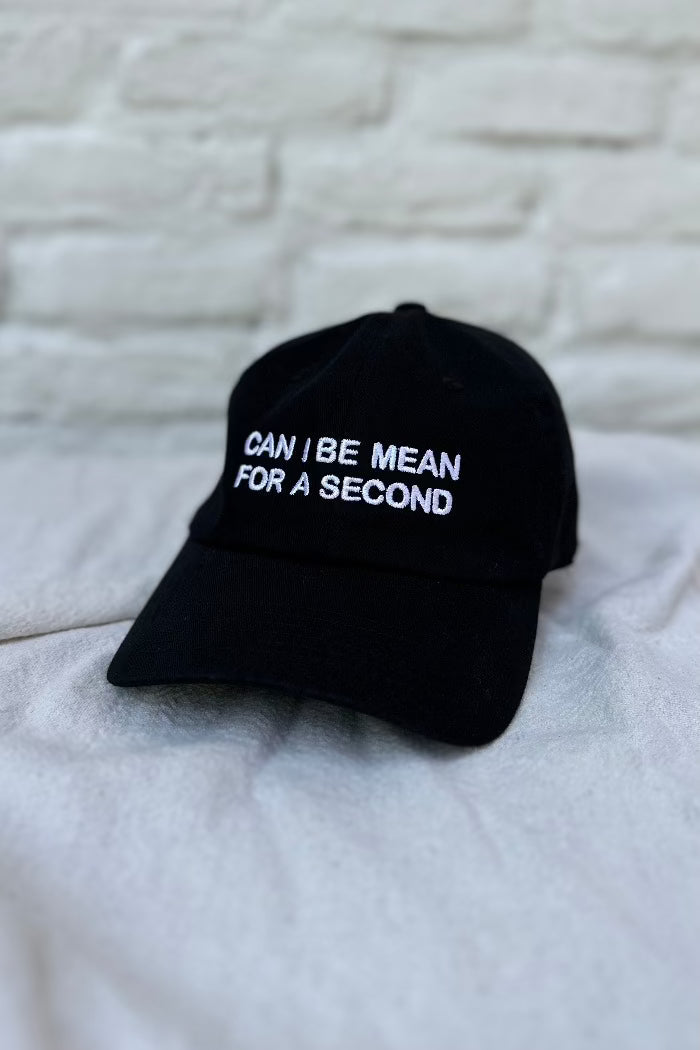 Can I be mean for a second Intentionally Blank dad hat | pipe and row boutique seattle