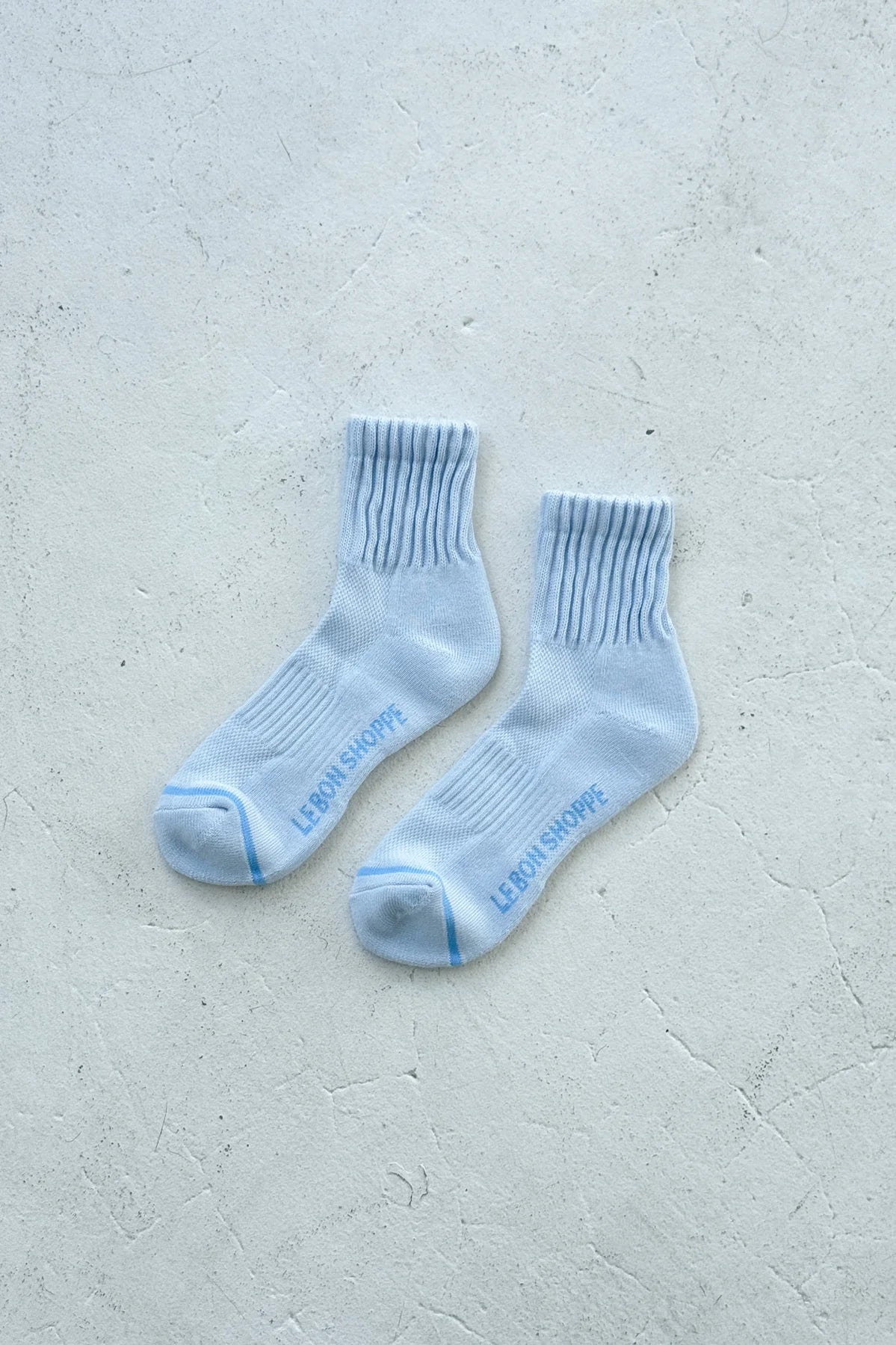 Le Bon Shoppe Swing sockS baby blue thicker ribbed leg bubble | PIPE AND ROW