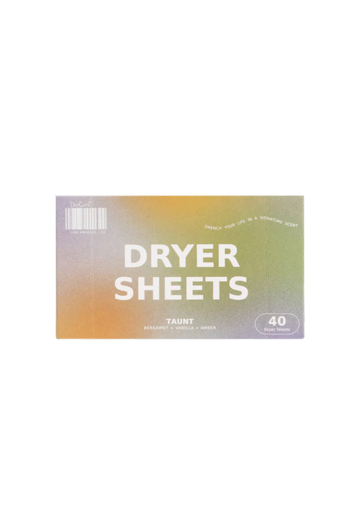 Dedcool dryer sheets 01 taunt scent hypoallergenic | pipe and row seattle