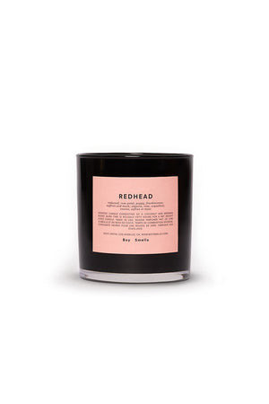 Boy Smells Redhead candle black pink | pipe and row boutique seattle fremont