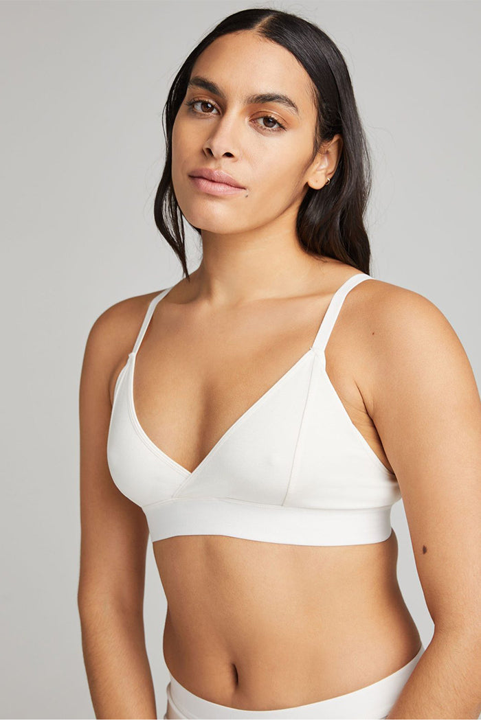 Richer Poorer classic bralette intimates bone white | Pipe and Row boutique Seattle 