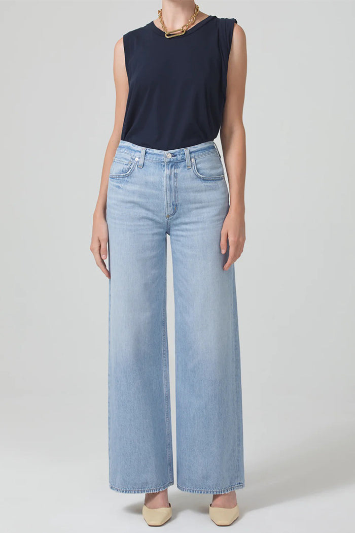 Citizens of Humanity Paloma wide leg baggy jean moonbeam clean | PIPE AND ROW