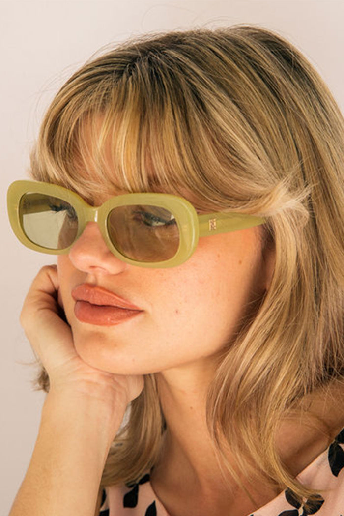 Raie eyewear Voodoo sunglasses pistachio green—Pipe and Row boutique seattle
