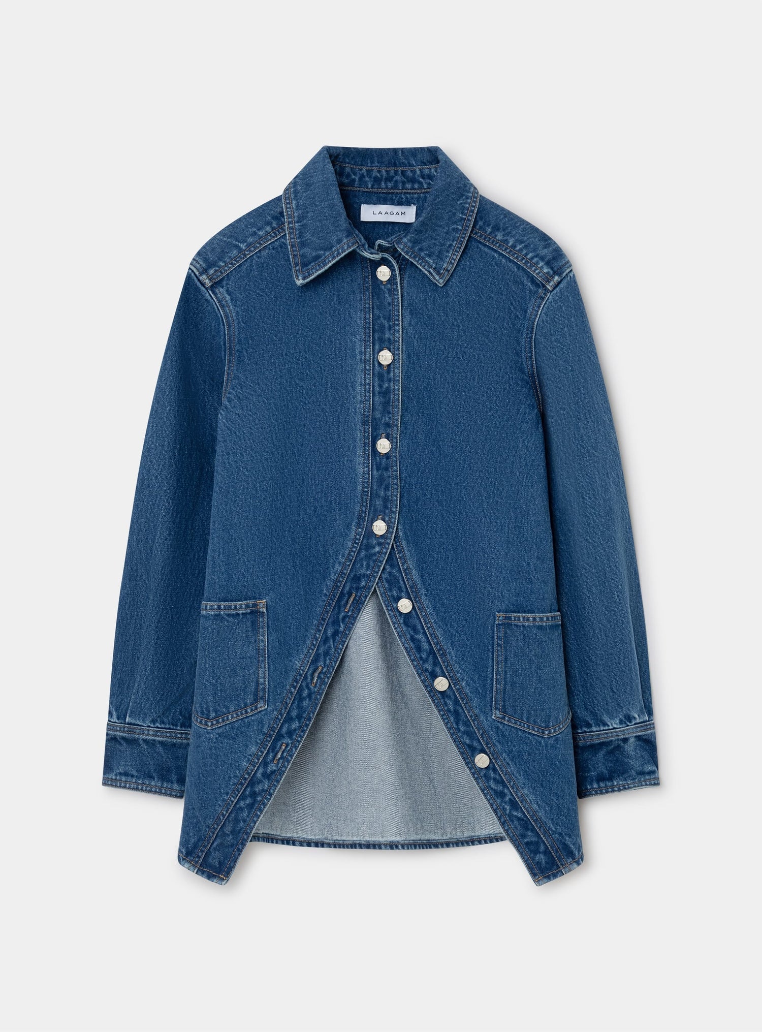 NO BOYFRIEND DENIM OVERSHIRT