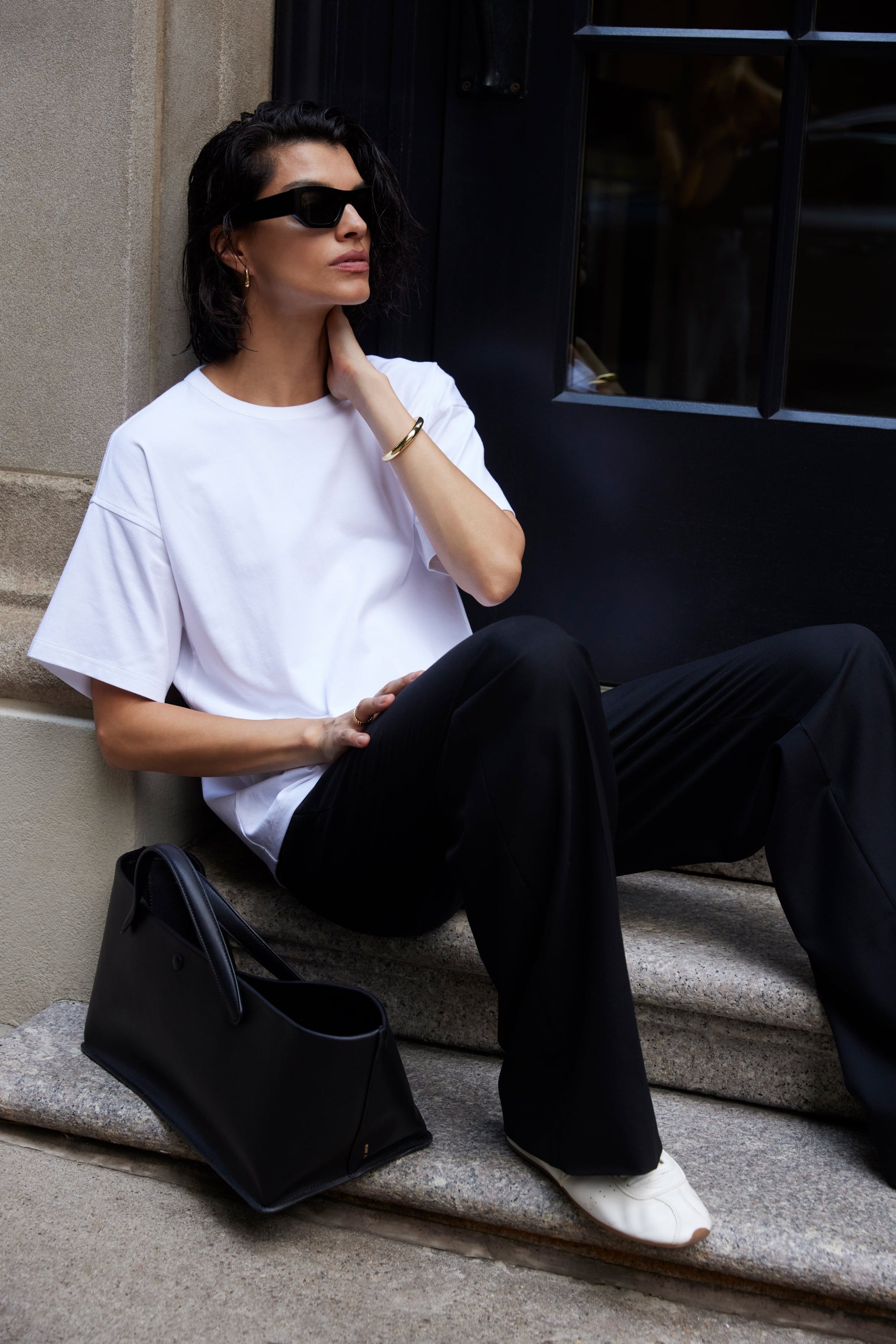The Oversized Tee in White