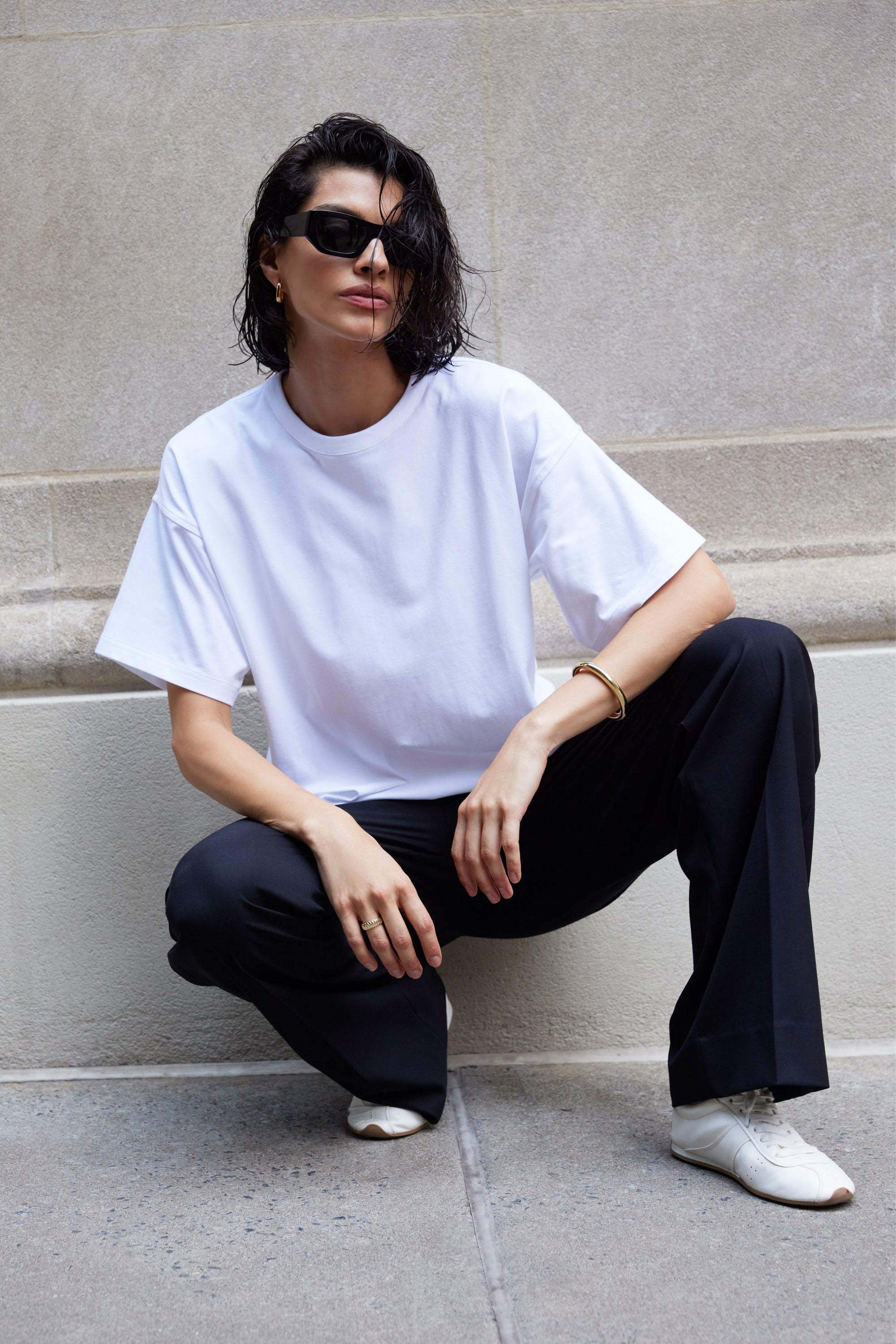 The Oversized Tee in White