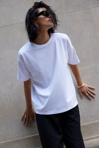 The Oversized Tee in White