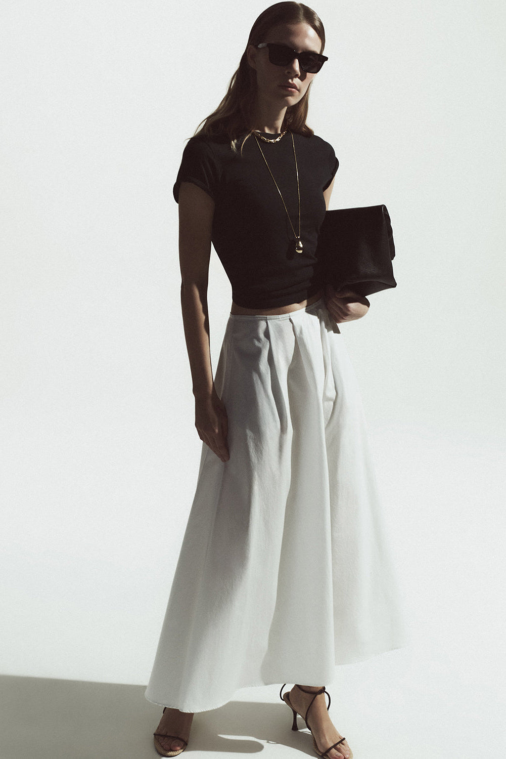EMIL POPLIN SKIRT