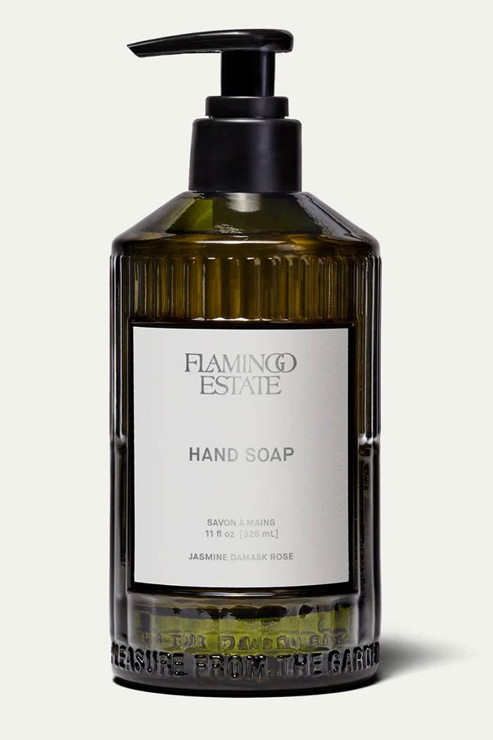 JASMINE DAMASK ROSE GLASS HAND SOAP