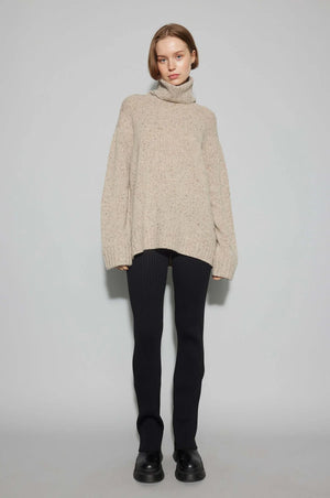 Oval Square Joy turtleneck oversized knit sweater | Pipe and Row