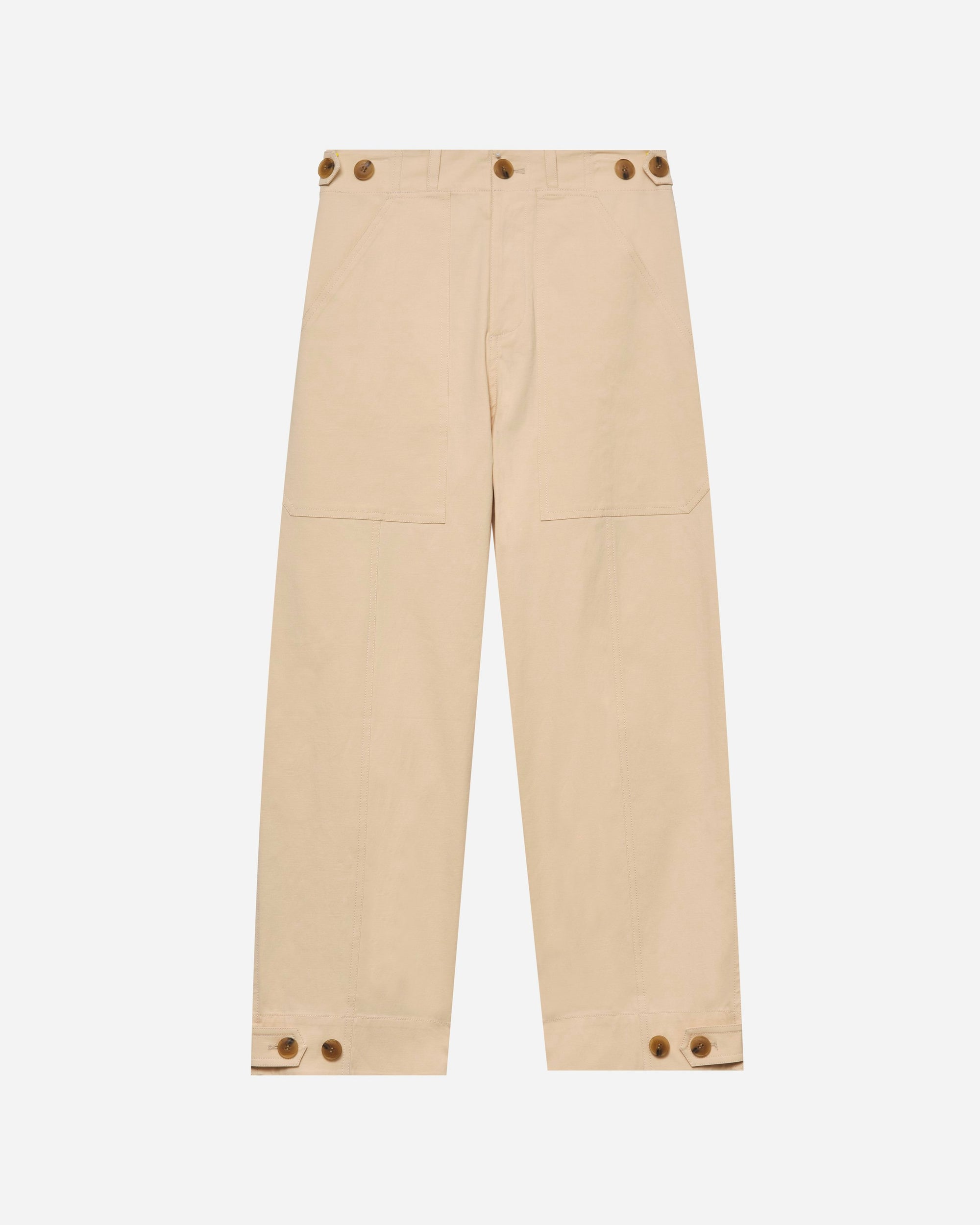 Mijeong Park cropped workwear trousers light weight | Pipe and Row Seattle