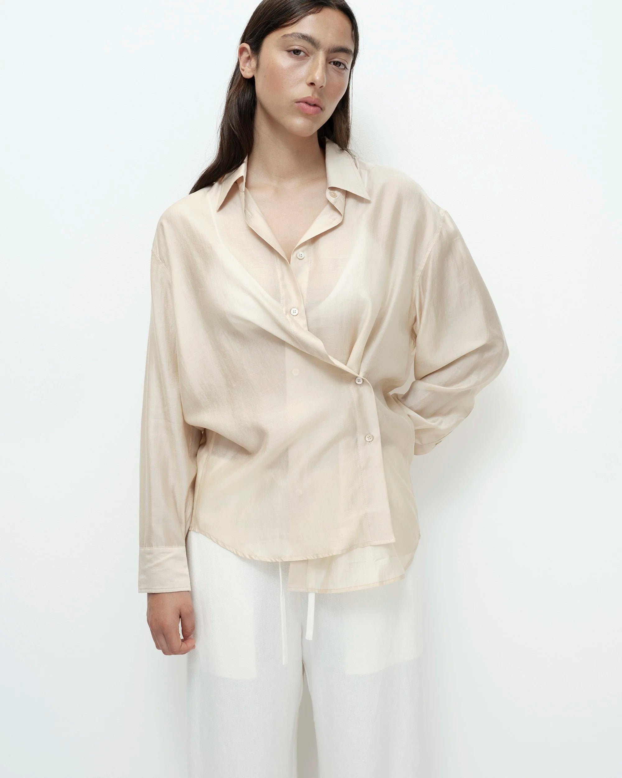SEMI SHEER SHIRT