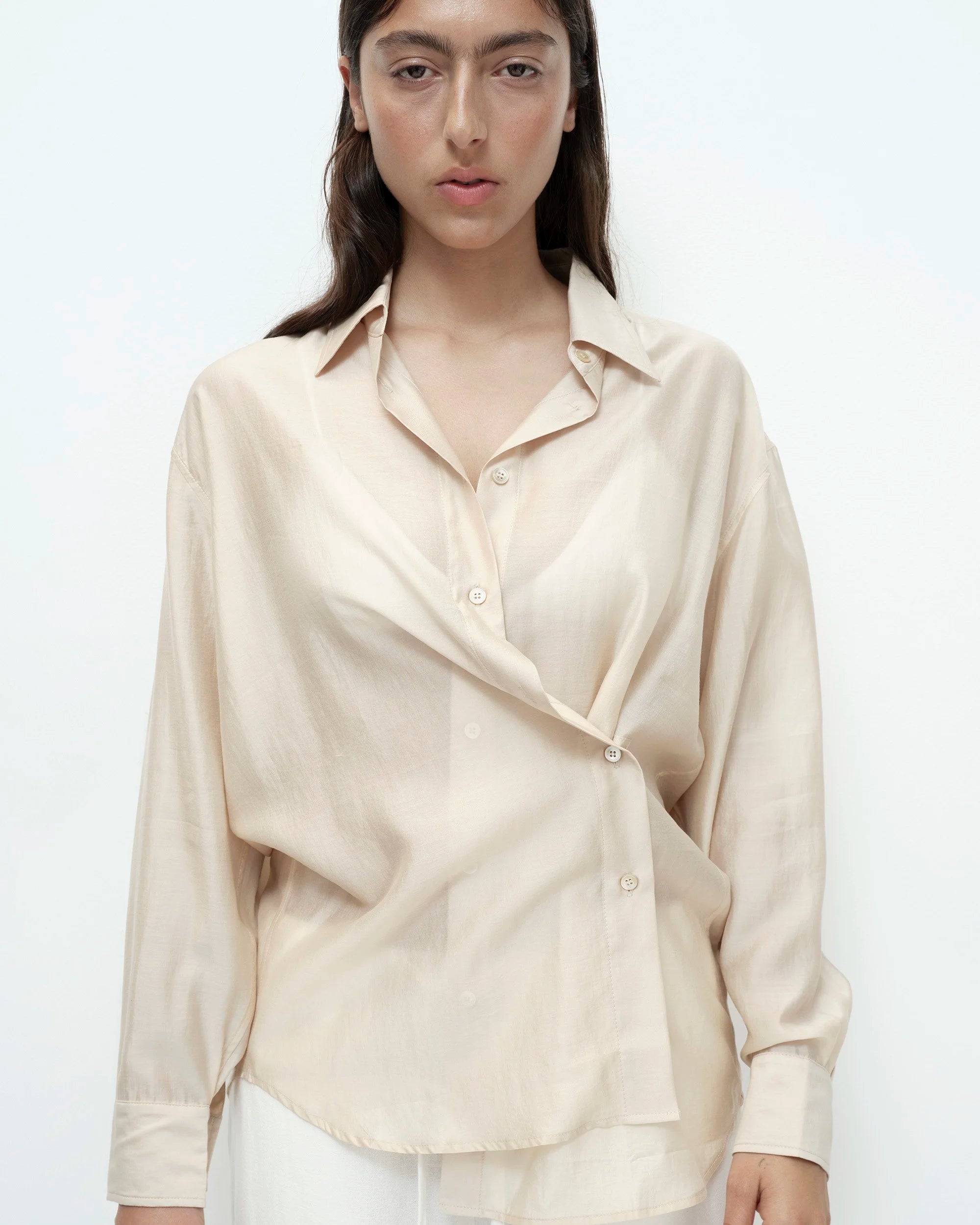 SEMI SHEER SHIRT