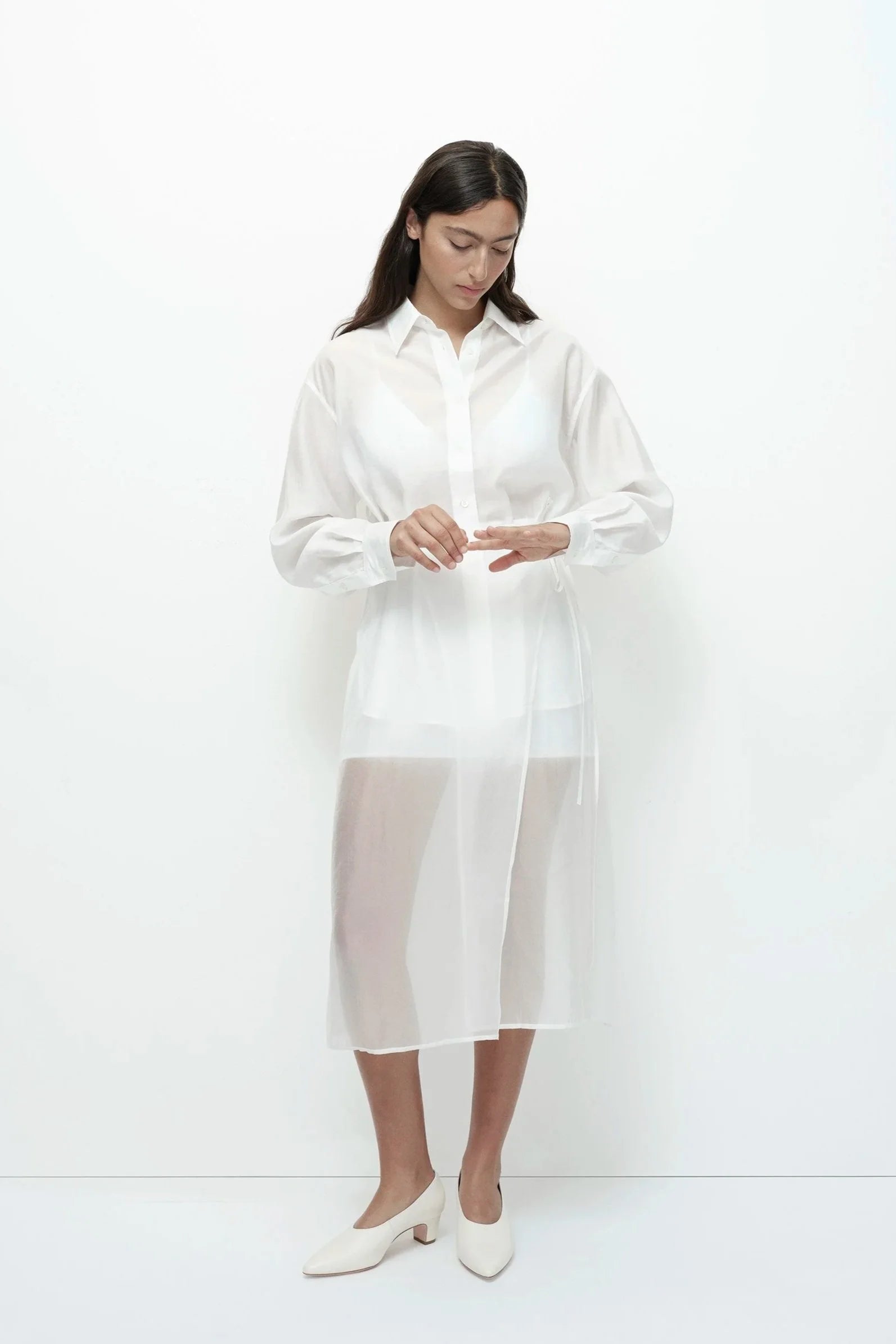 SEMI SHEER SHIRT