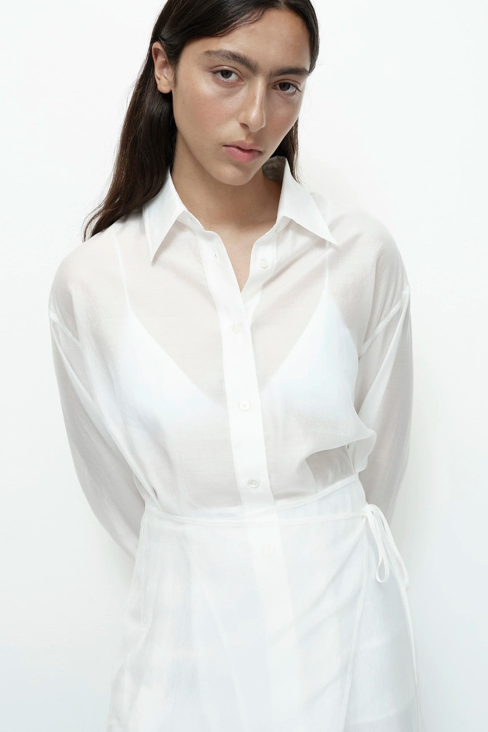 SEMI SHEER SHIRT