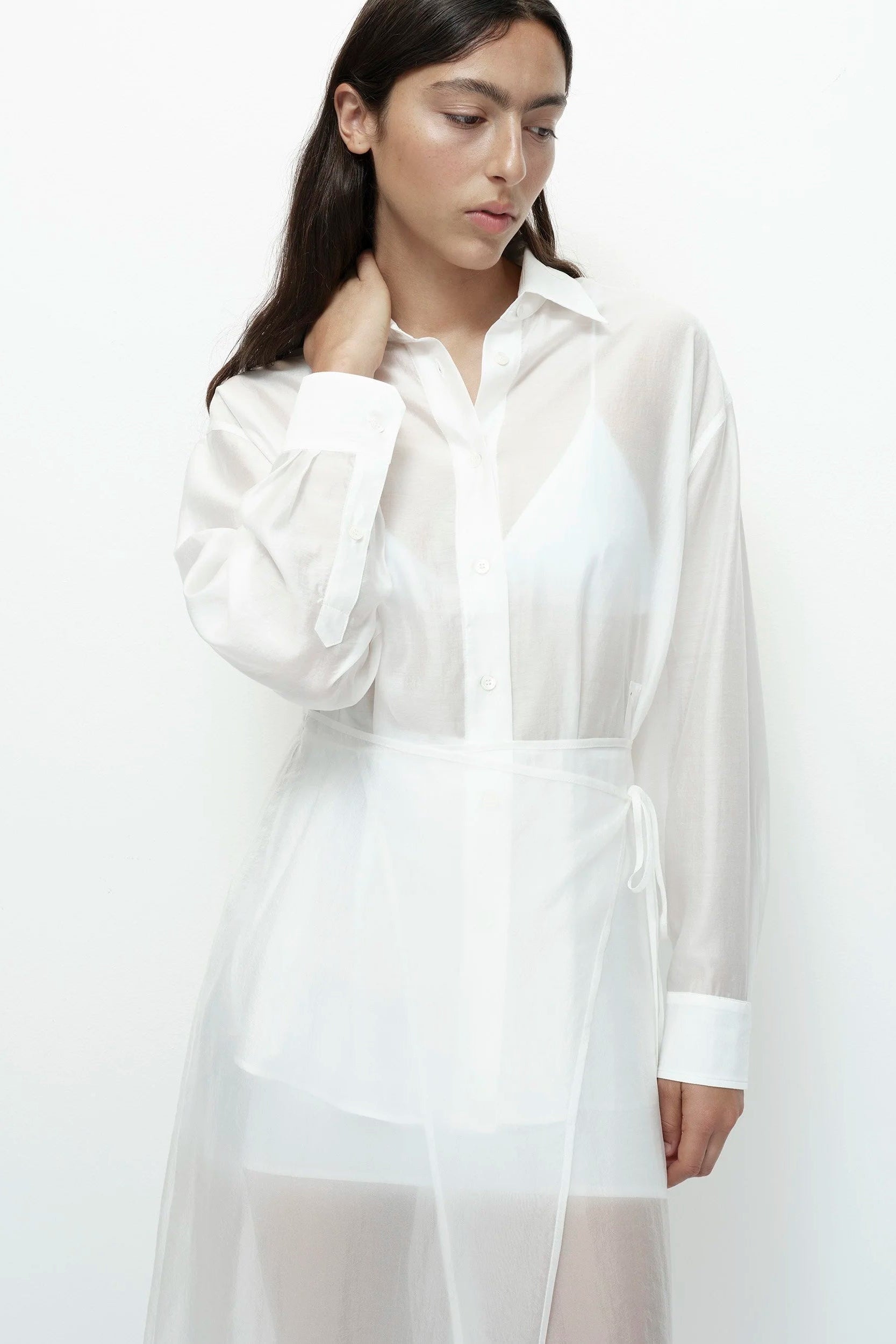 SEMI SHEER SHIRT