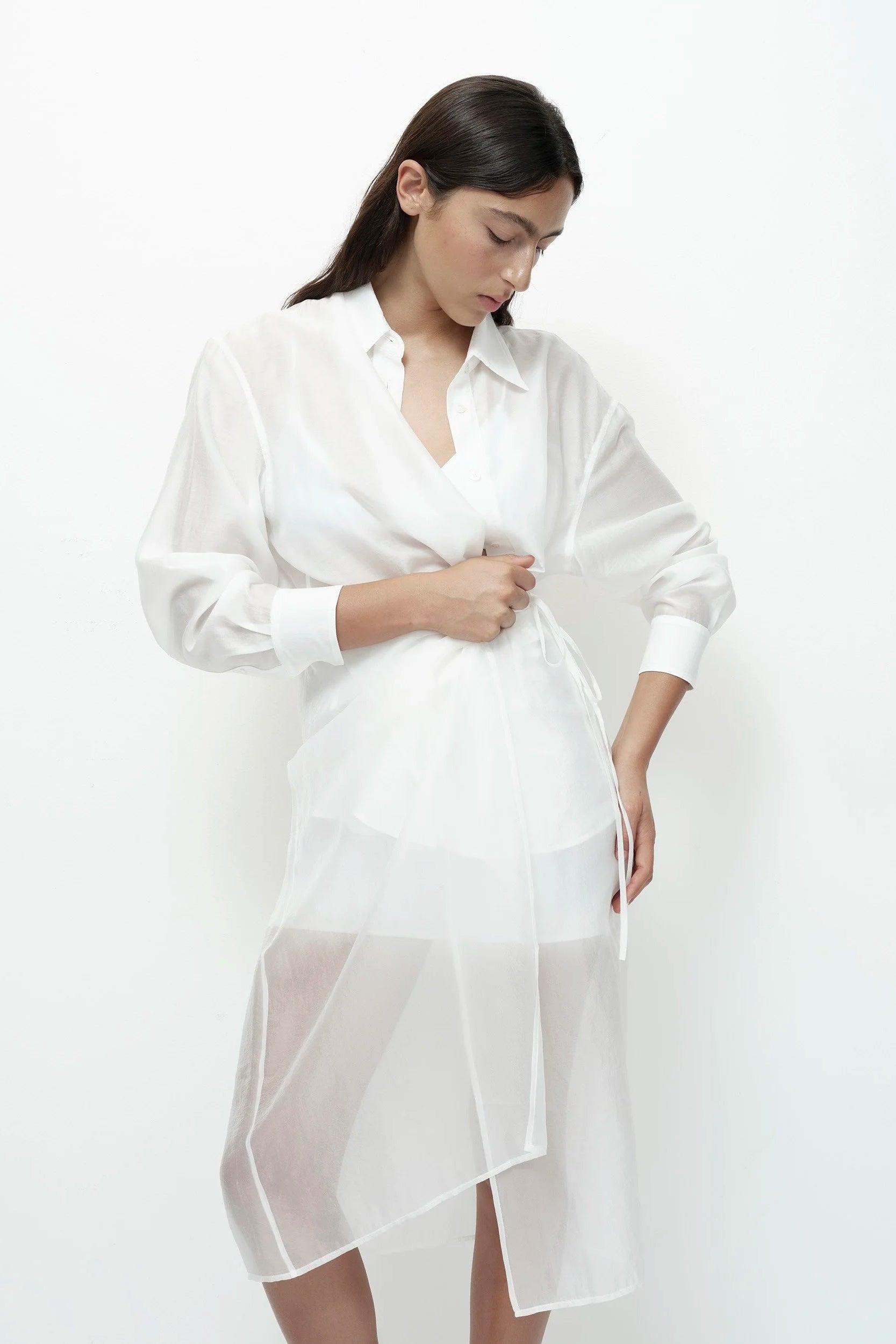 SEMI SHEER SHIRT