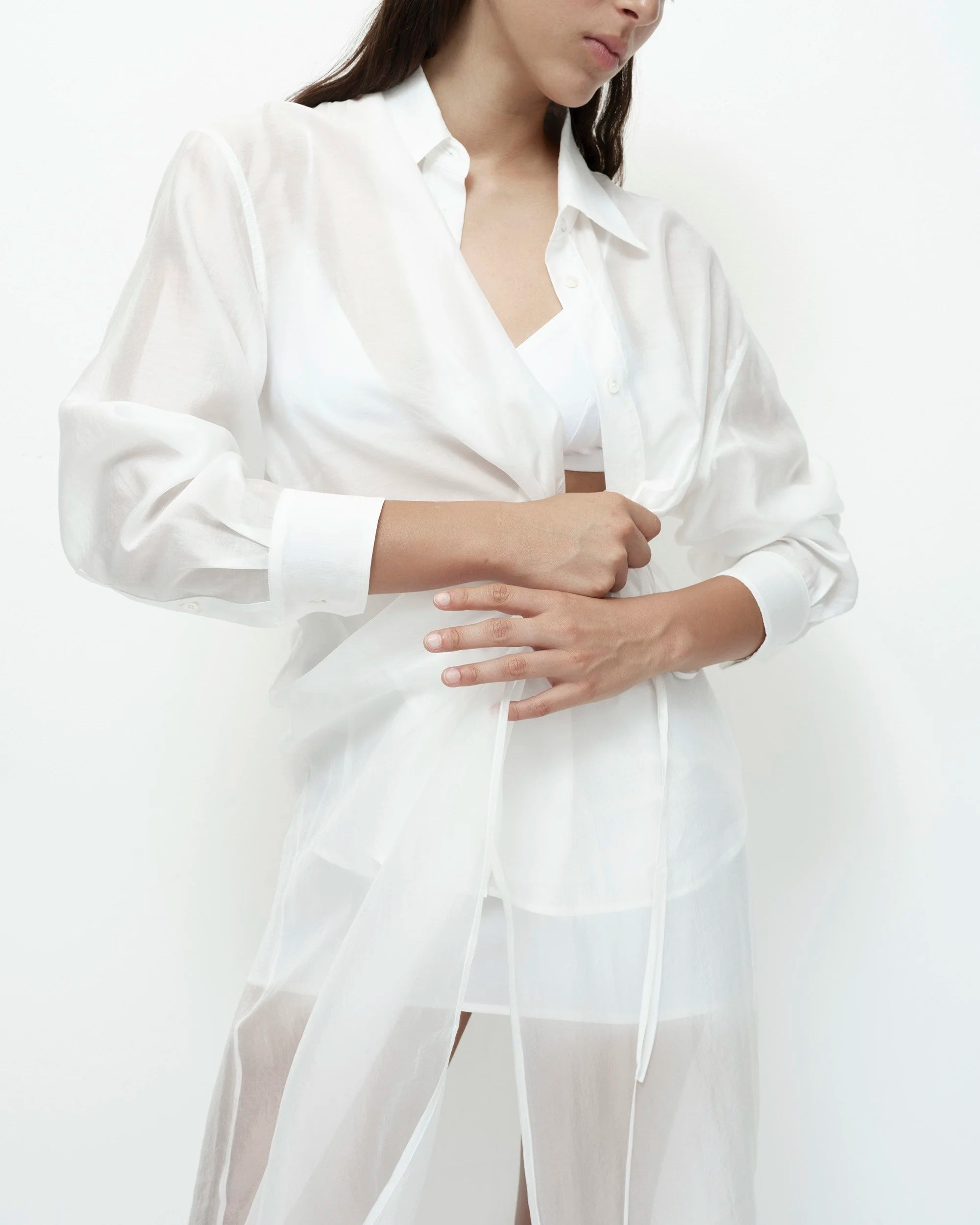 SEMI SHEER SHIRT