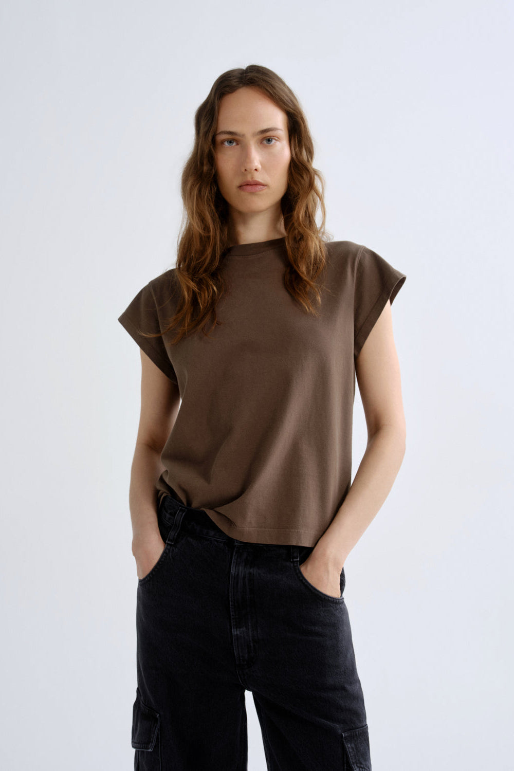 BRYCE CAP SLEEVE TEE