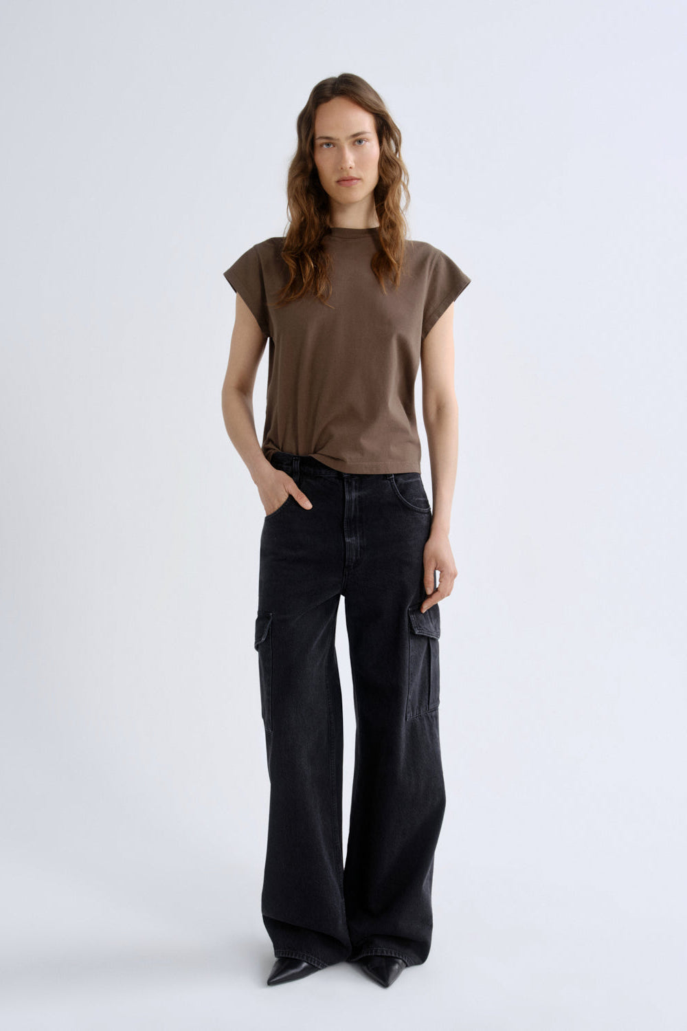 BRYCE CAP SLEEVE TEE