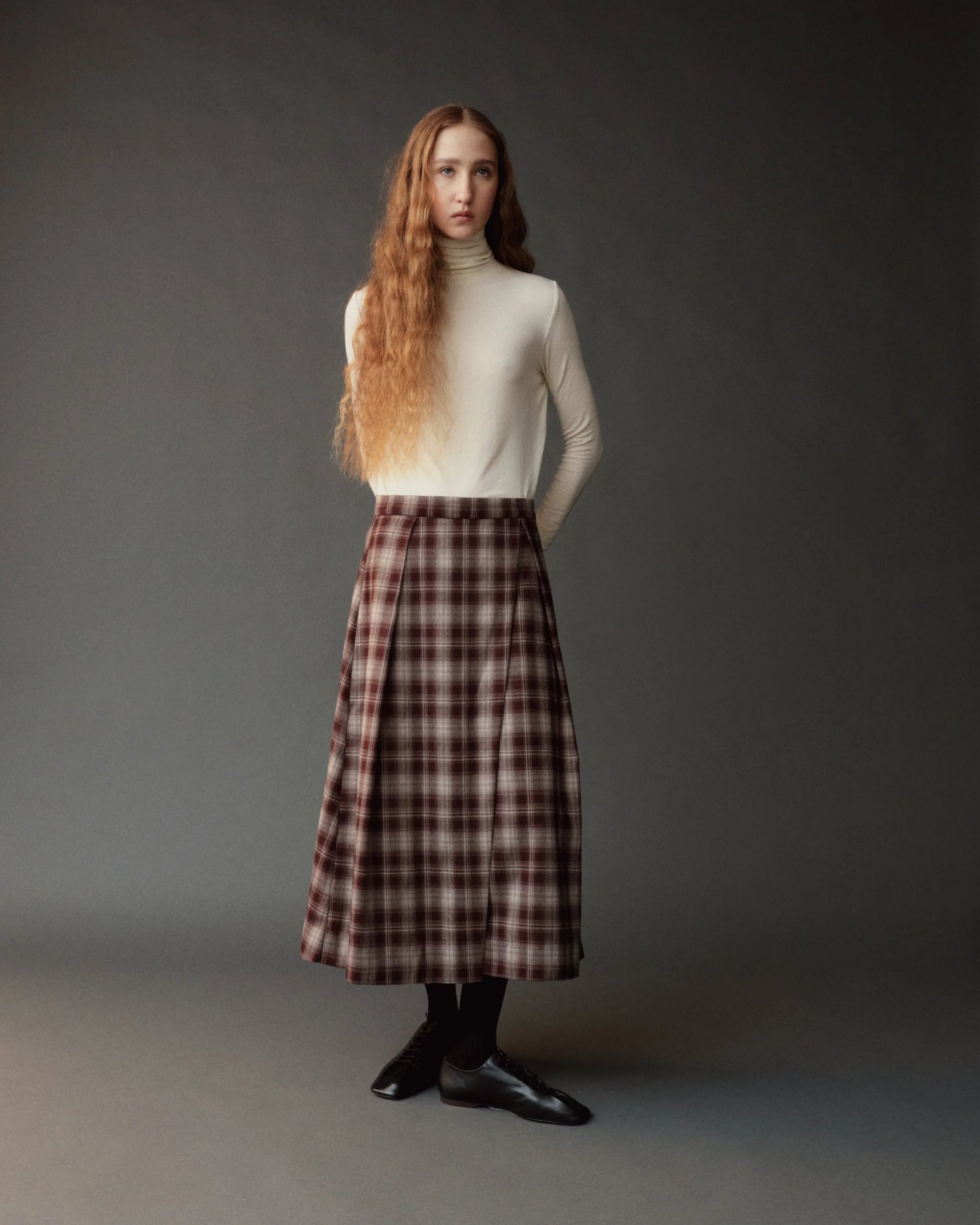 ROLL NECK JERSEY TOP