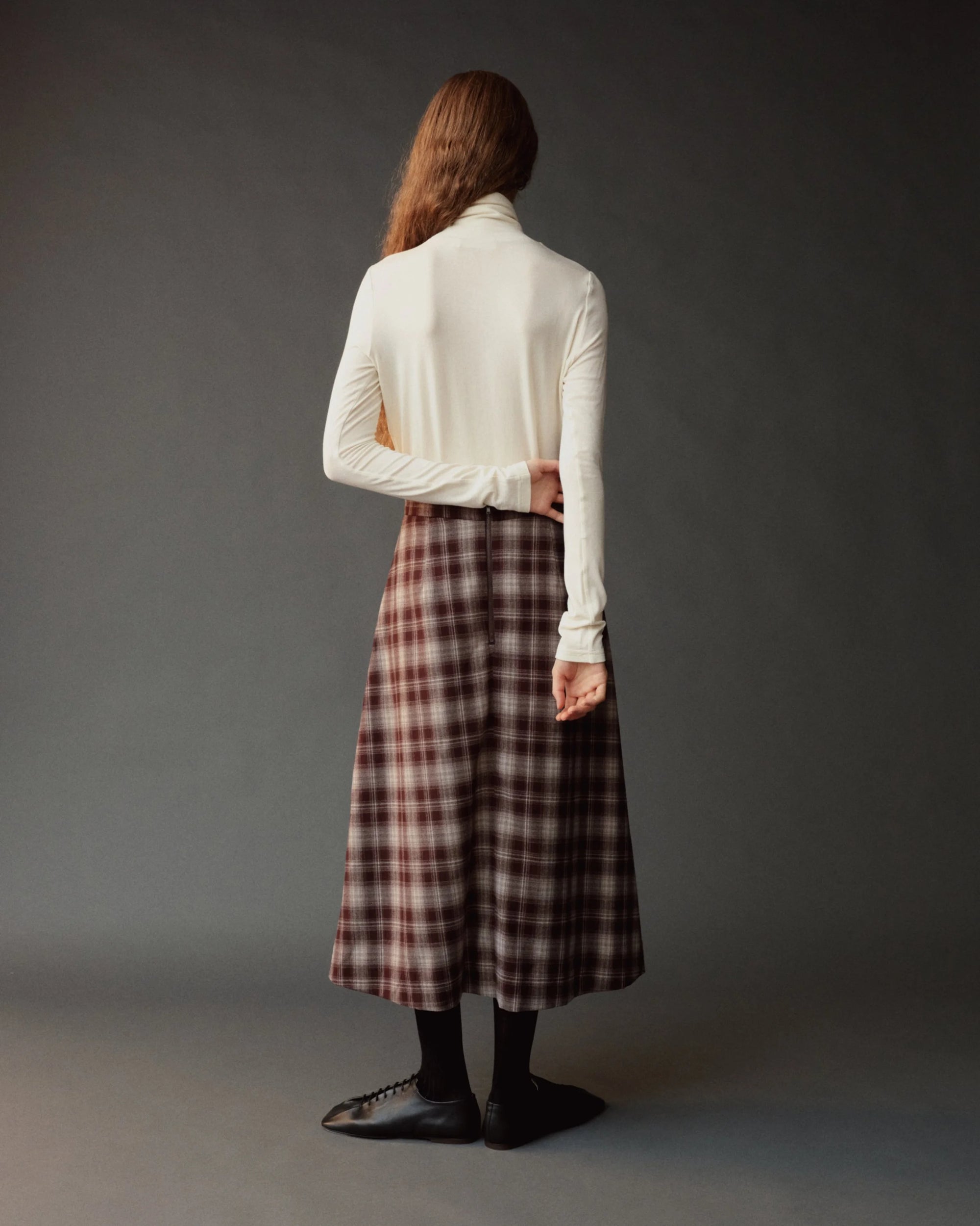 ROLL NECK JERSEY TOP