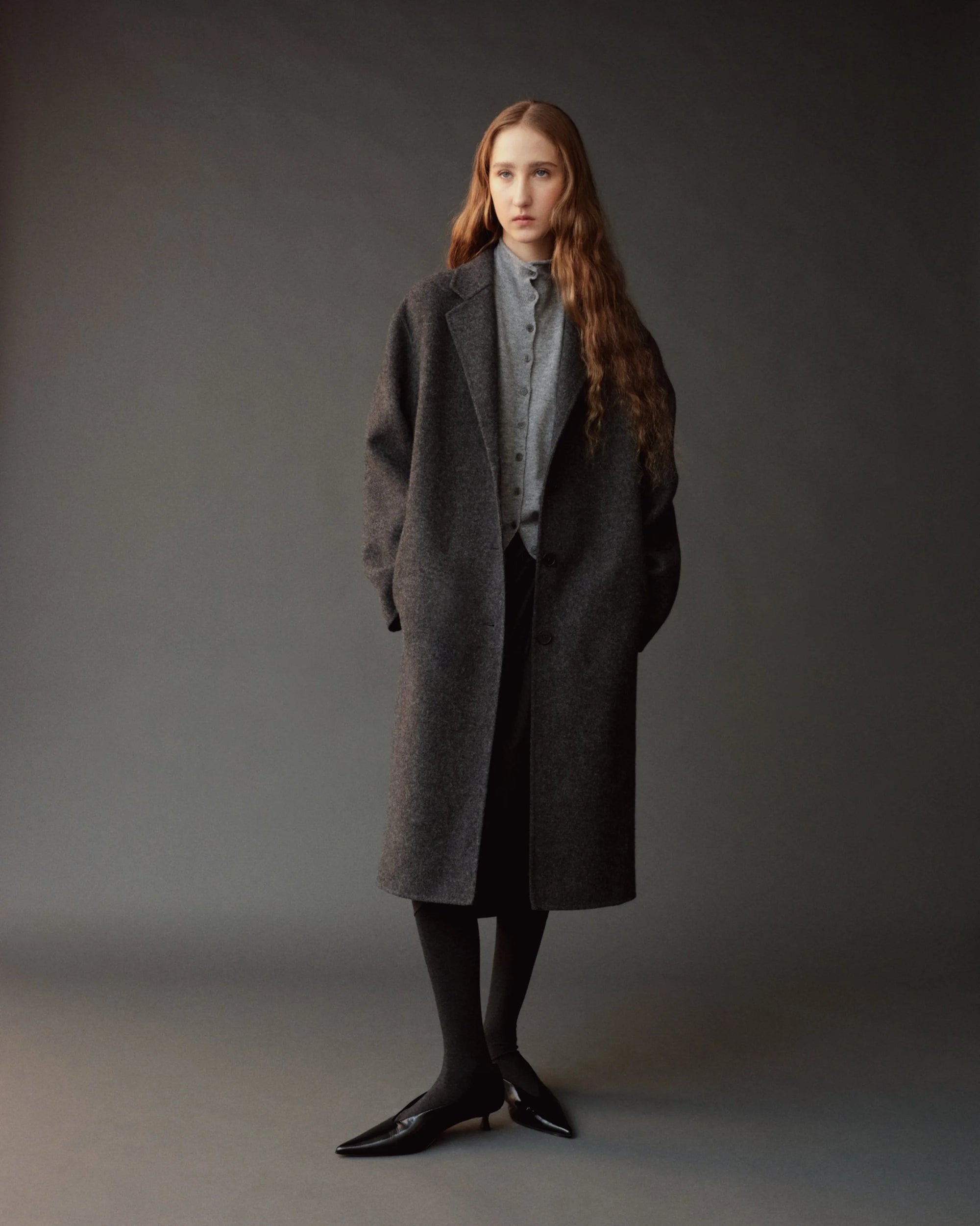 MOCK NECK CARDIGAN