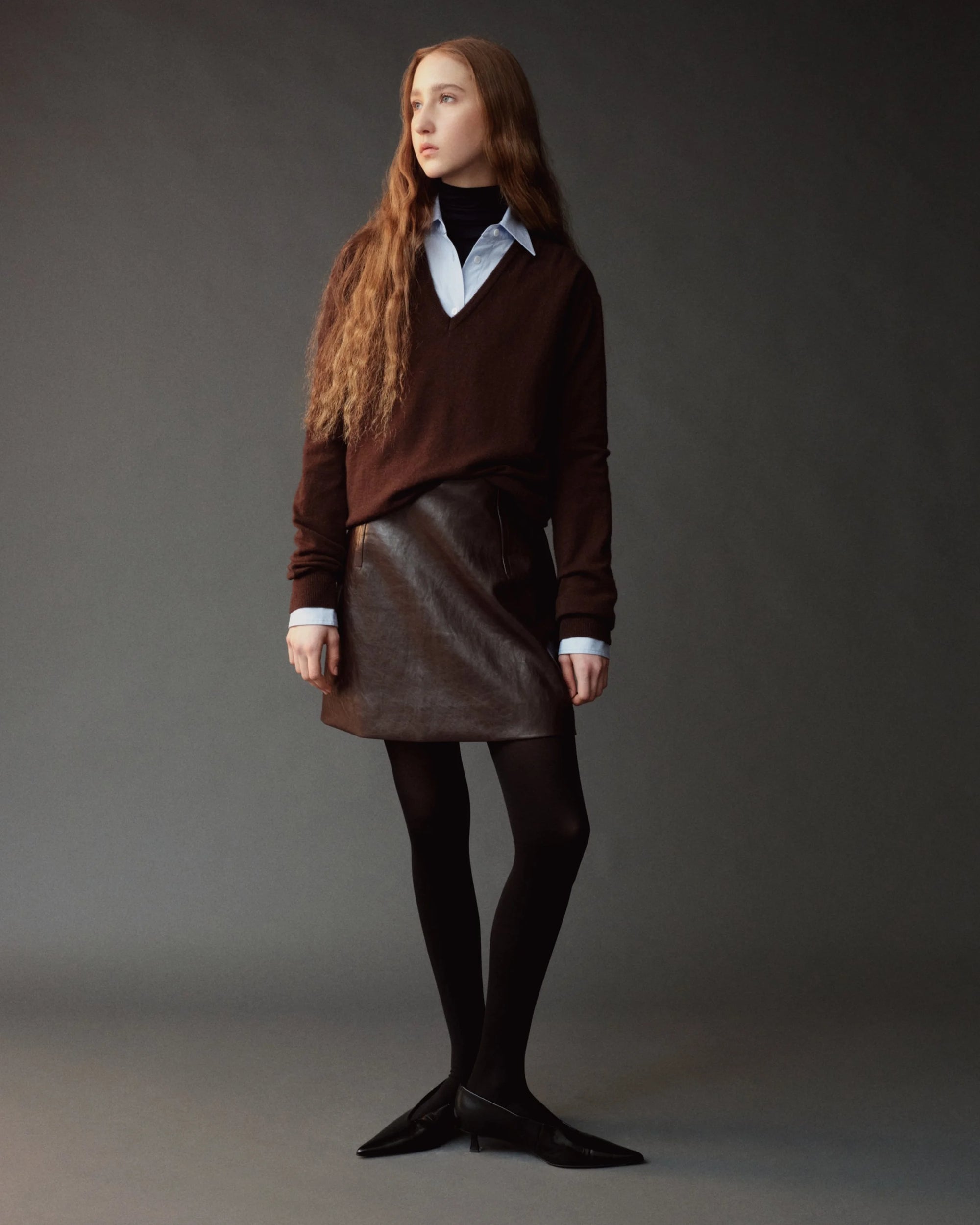 ROLL NECK JERSEY TOP