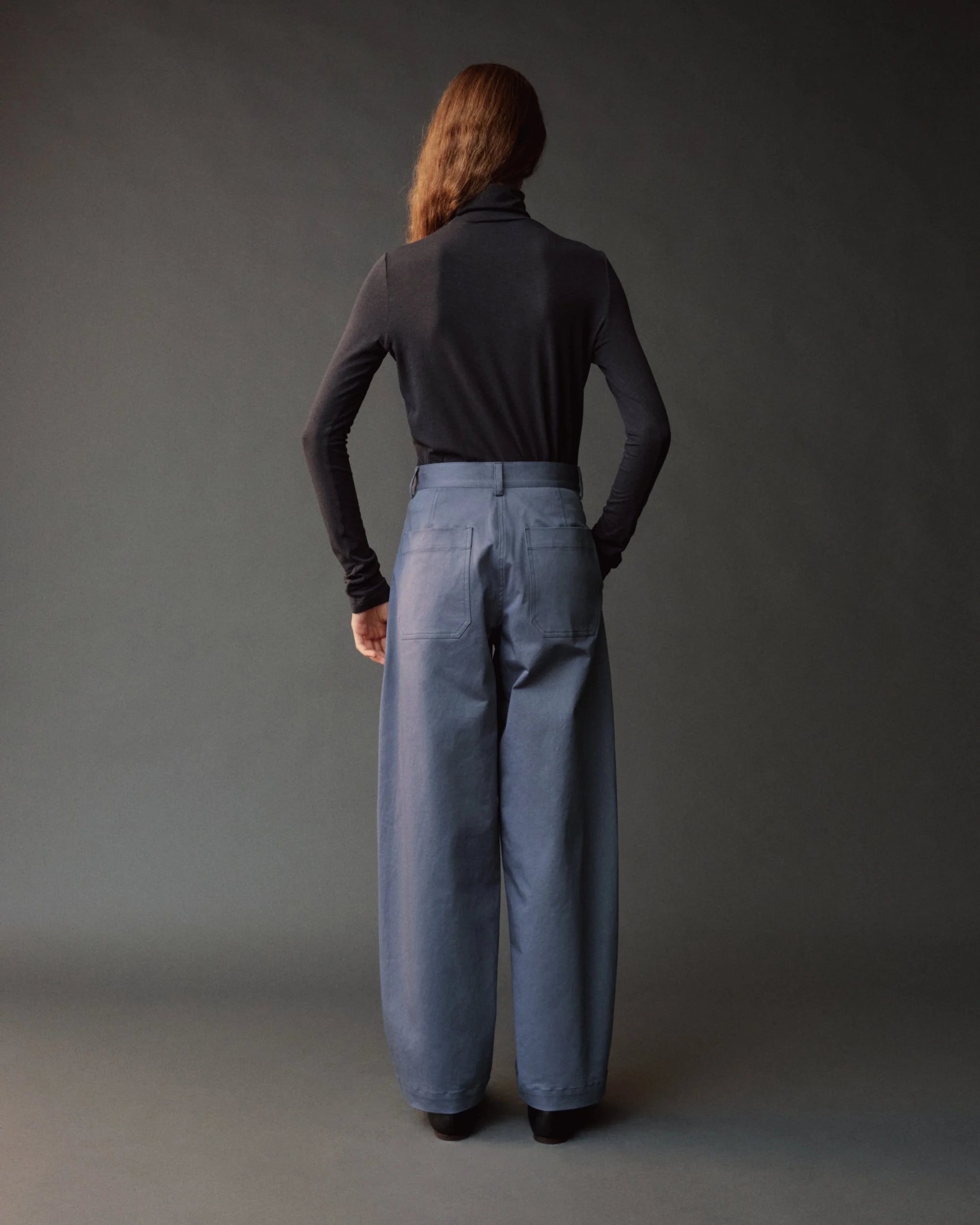ROLL NECK JERSEY TOP
