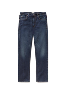 Citizens of Hummanity high rise straight leg Zurie Sutherland dark indigo wash | Pipe and Row