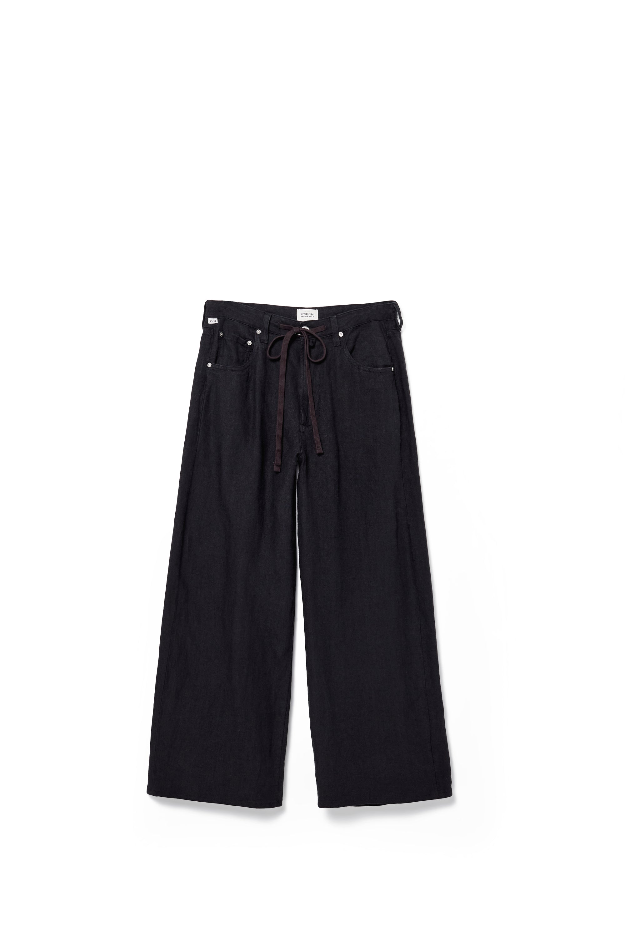 Citizens of Hummanity Brynn drawstring trouser jeans black | Pipe and Row