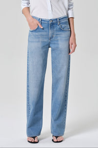 Citizens of Hummanity Lindz relaxed straight leg low rise jeans cupid | Pipe and Row