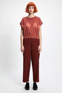 Rita Row relaxed fit high waist Bang pant rust | Pipe and Row Seattle