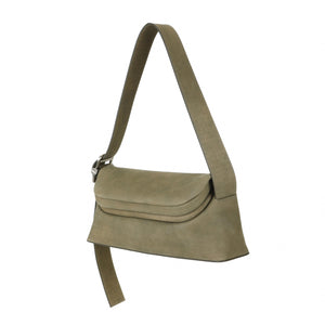 Osoi Folder brot bag marena khaki leather | Pipe and Row Boutique