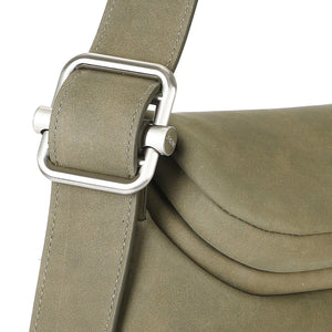 Osoi Folder brot bag marena khaki leather | Pipe and Row Boutique