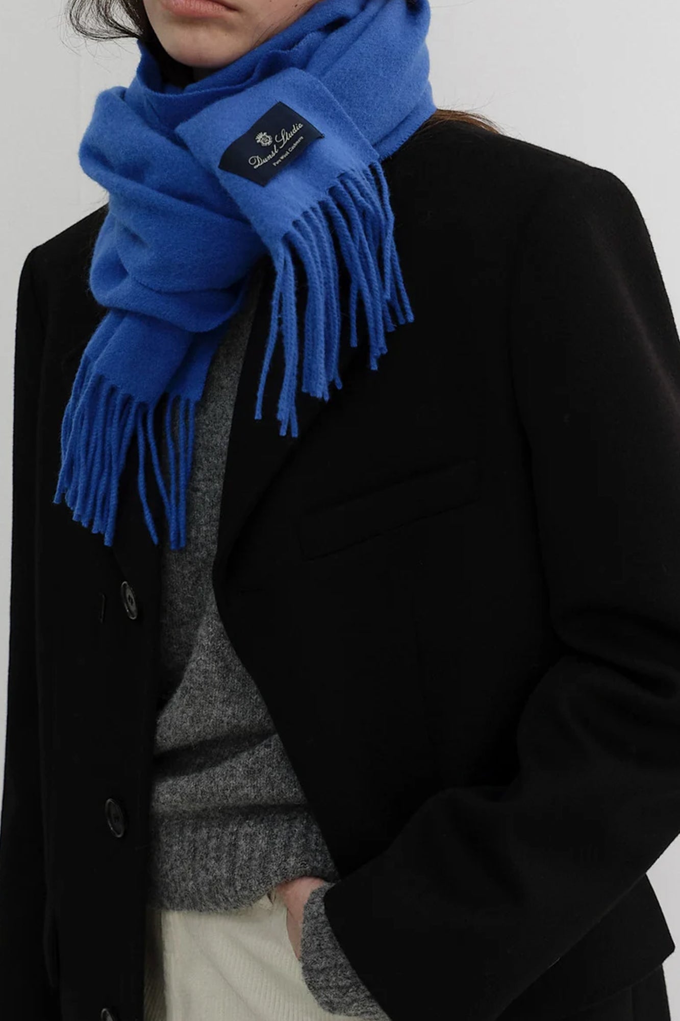 UNISEX 2-WAY 3 BUTTON CASHMERE COAT