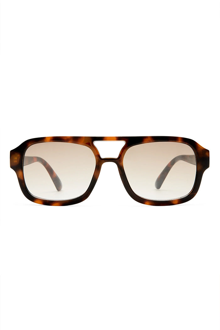 AQUARIUS SUNGLASSES DARK TORT