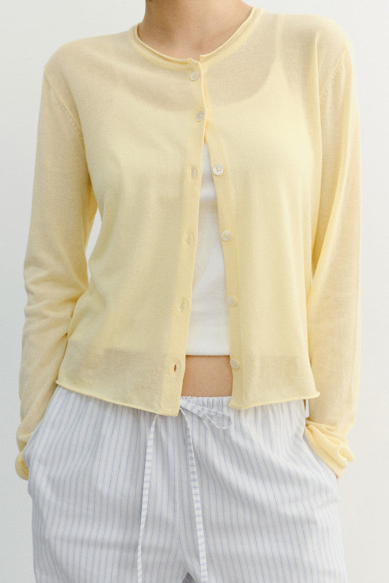 SUMMER ESSENTIAL KNIT CARDIGAN