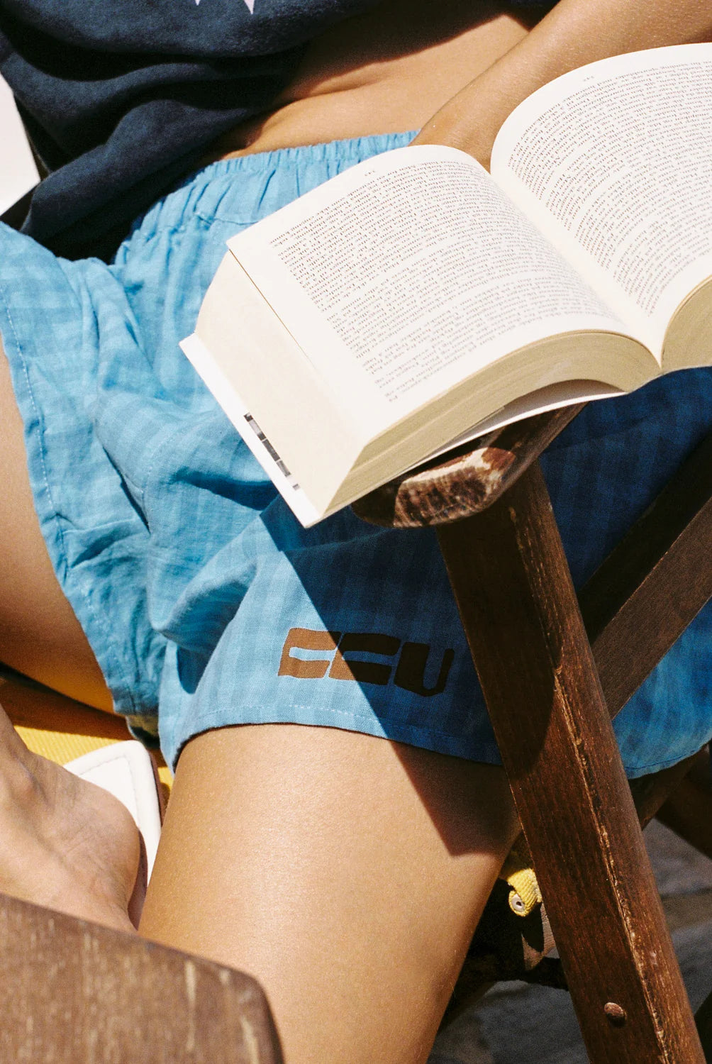 VACANZA BLUE GINGHAM BOXER