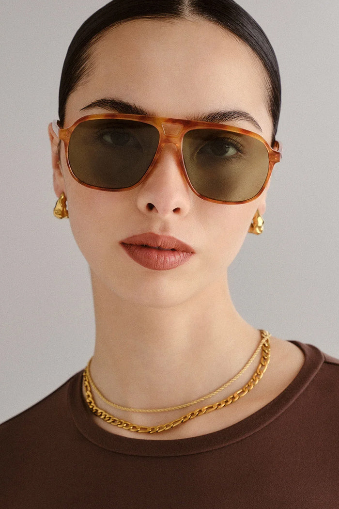MONOCEROS SUNGLASSES KHAKI VINTAGE TORT