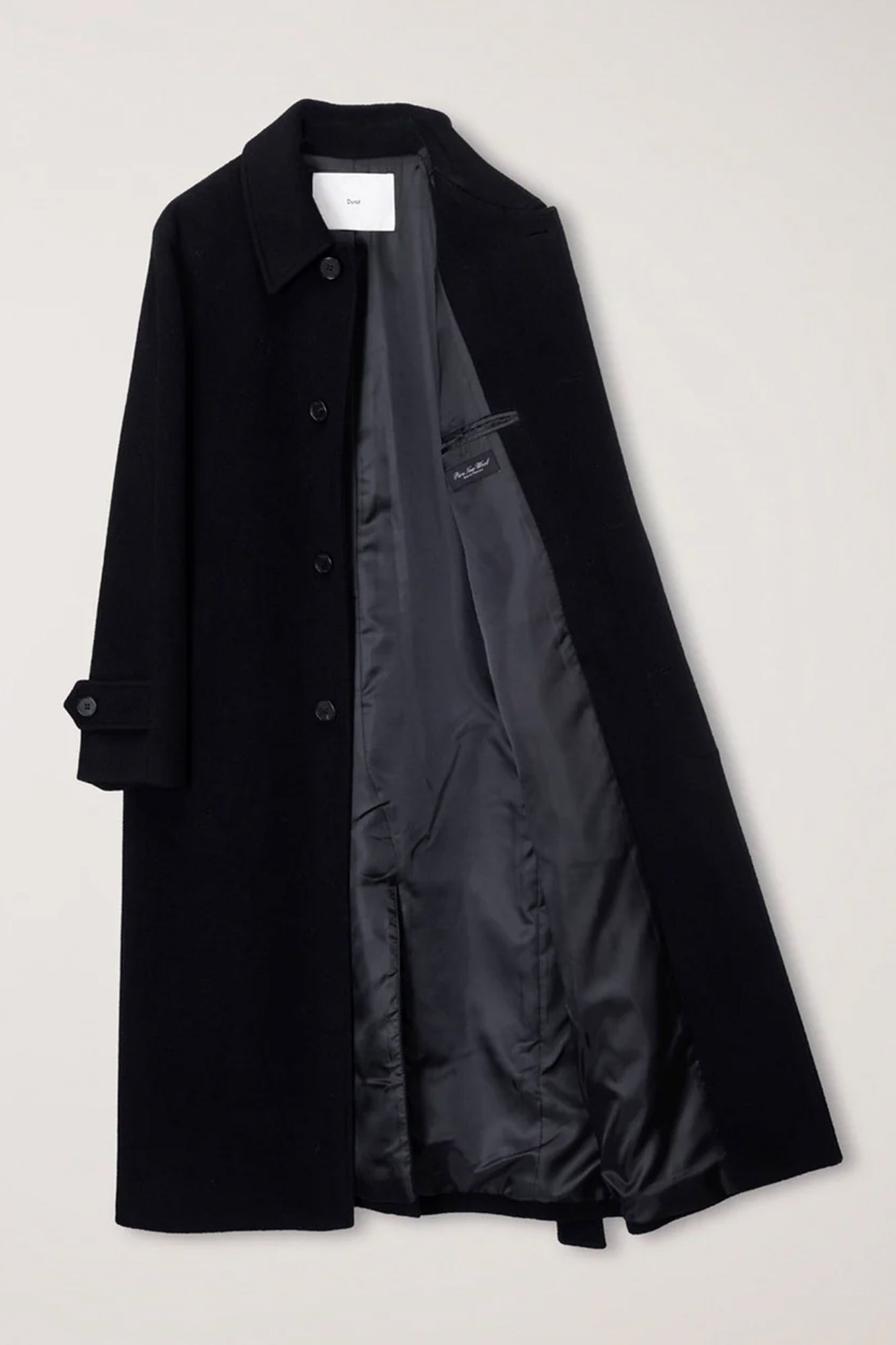 UNISEX BELTED CASHMERE MAC COAT