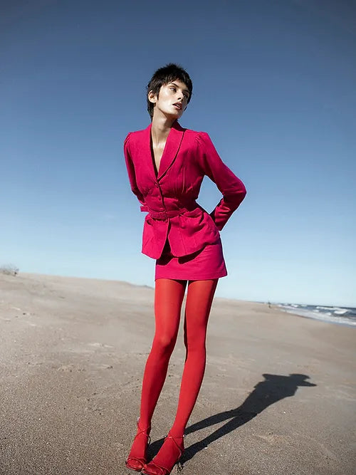 Tach Kai  mini skirt magenta pink suit PIPE AND ROW