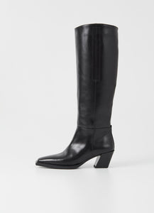 Vagabond Alina tall knee high boot black leather PIPE AND ROW