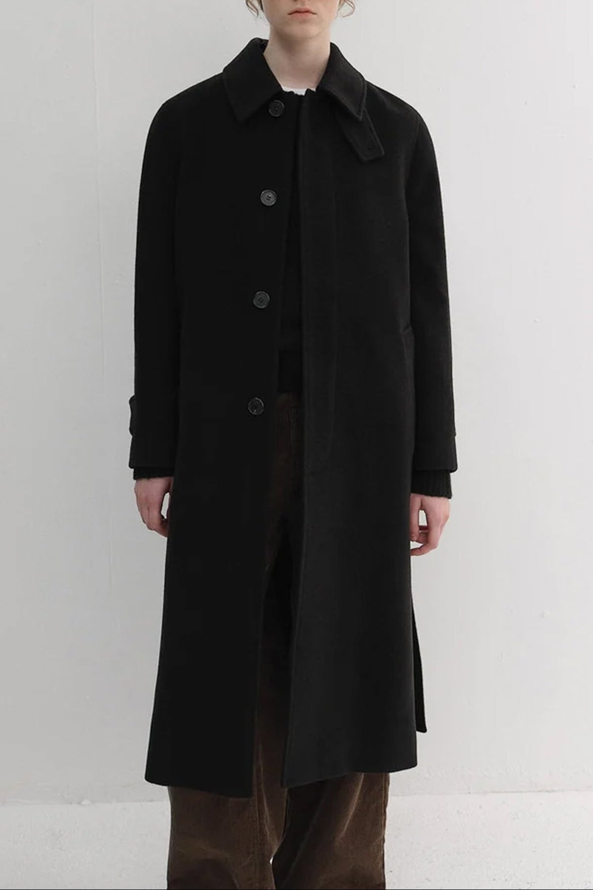 UNISEX BELTED CASHMERE MAC COAT