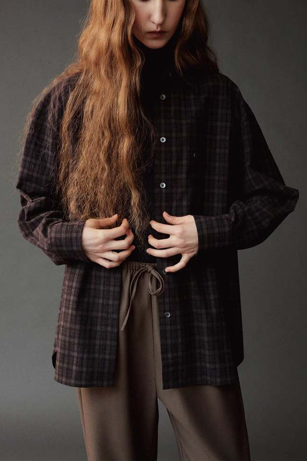 OVERSIZED PLAID SHIRT