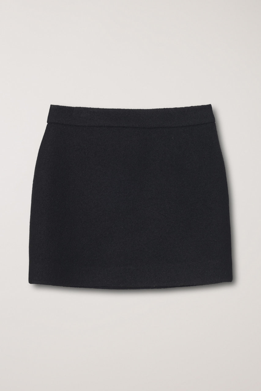 WOOL MINI SKIRT