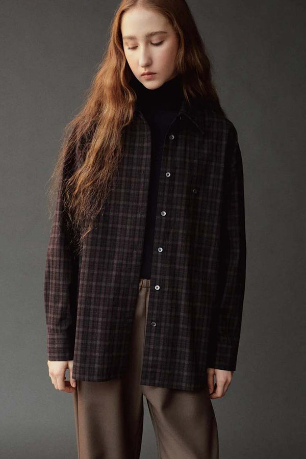 OVERSIZED PLAID SHIRT