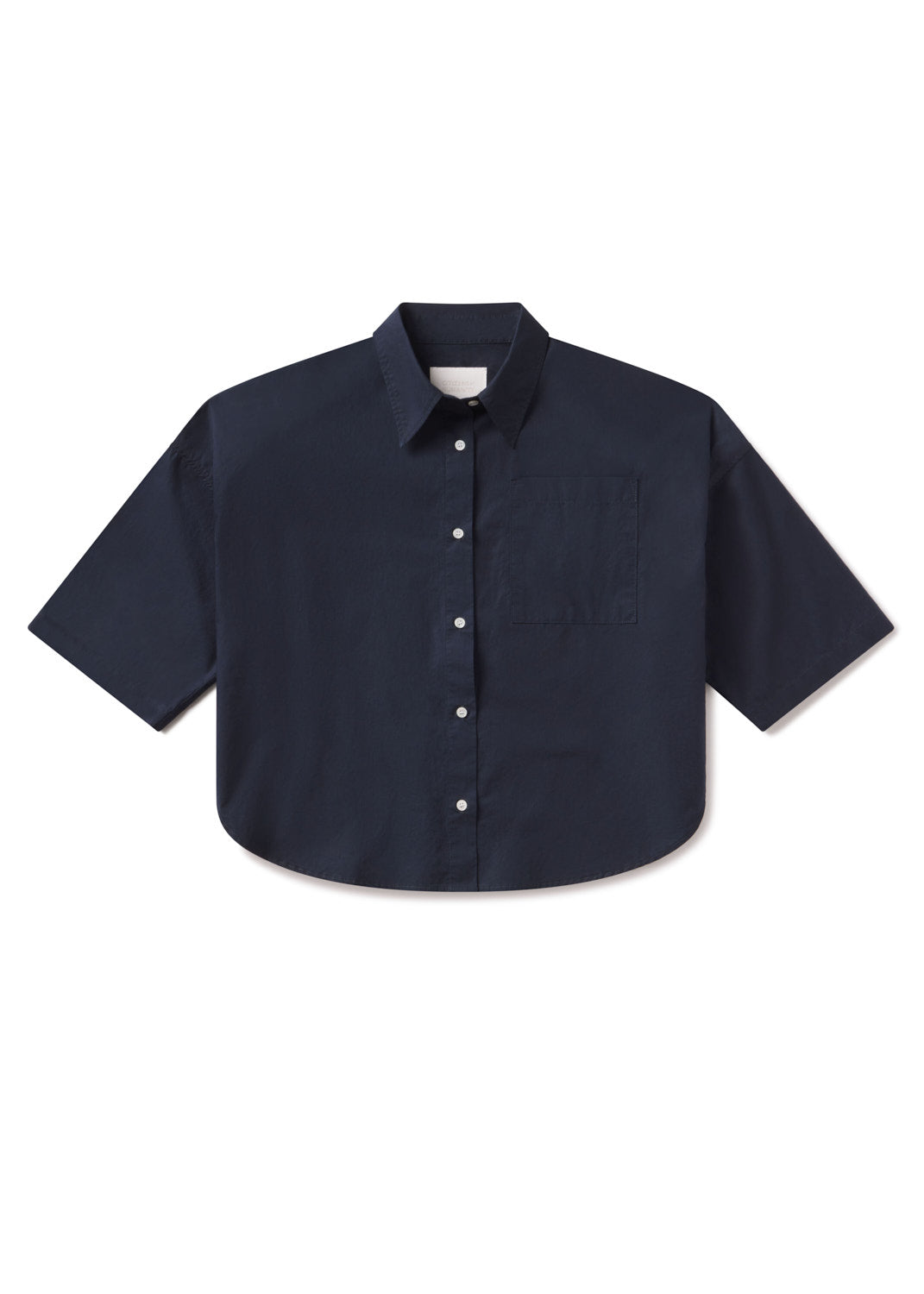 FRANCES CROPPED CAPE BUTTON UP