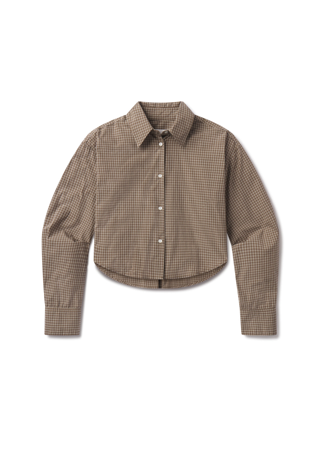 ANA CROPPED BUTTON UP SHIRT